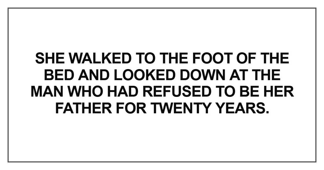 She walked to the foot of the bed and looked down She walked to the foot of the bed and looked down
