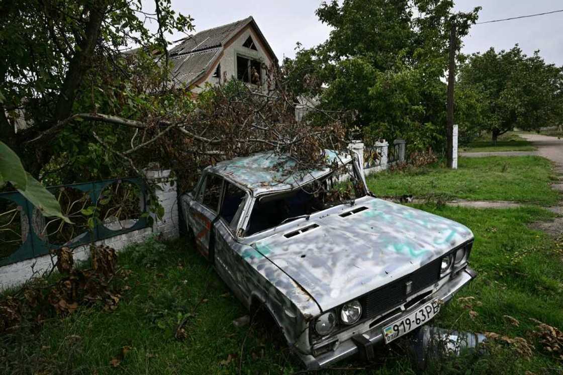 Residents in the Ukrainian village say Russian soldiers seized their cars