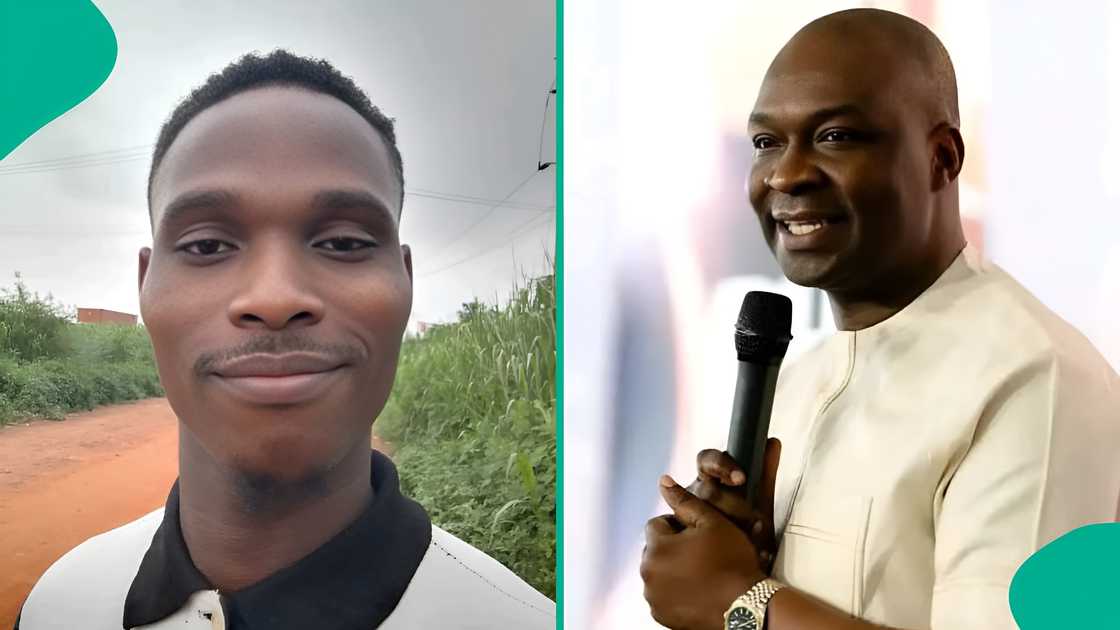 A Nigerian man reacts to Apostle Joshua Selman’s appearance with Sandra Areh at a recent event, urging the cleric to stop fueling dating rumours after a video from the event trends online. A Nigerian man reacts to Apostle Joshua Selman’s appearance with Sandra Areh at a recent event, urging the cleric to stop fueling dating rumours after a video from the event trends online.