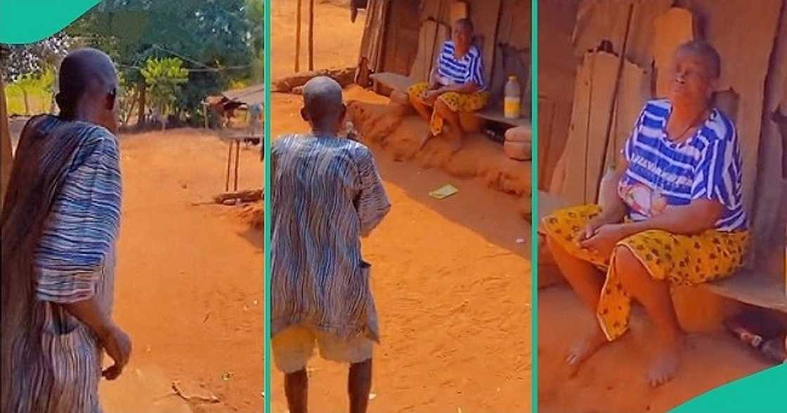Old Nigerian couple fights in video Old Nigerian couple fights in video