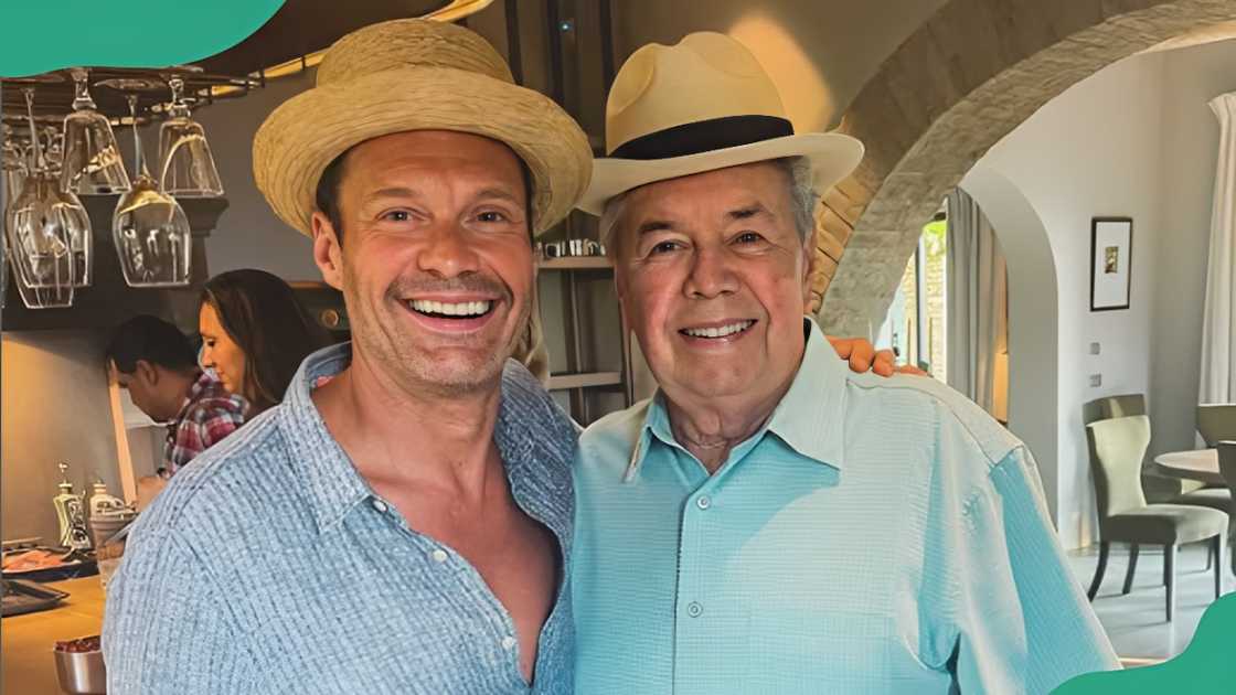 Ryan Seacrest and his father, Gary. Ryan Seacrest and his father, Gary.