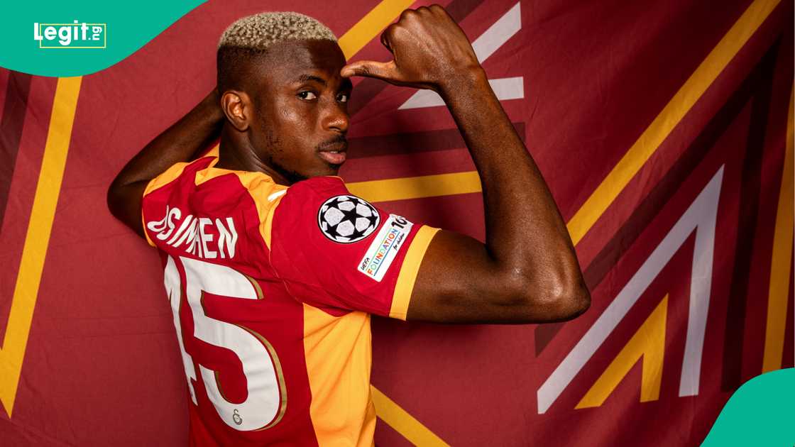 Victor Osimhen, Galatasaray, Rams Park, UEFA Champions League, Istanbul, Turkiye.