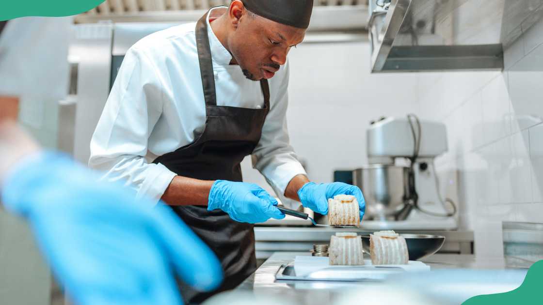 A food safety specialist at work