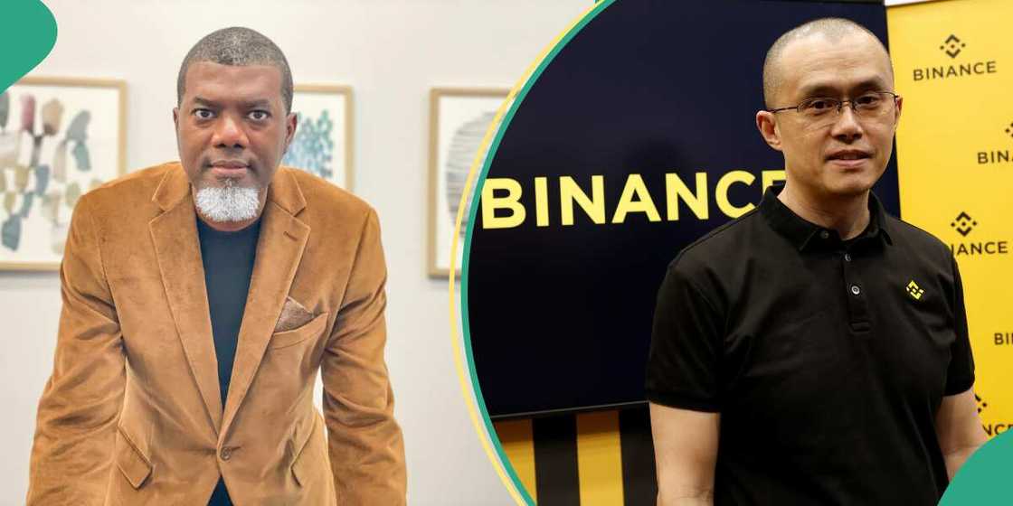 Reno Omokri reacts as US court rules against Binance founder, Changpeng Zhao Reno Omokri reacts as US court rules against Binance founder, Changpeng Zhao