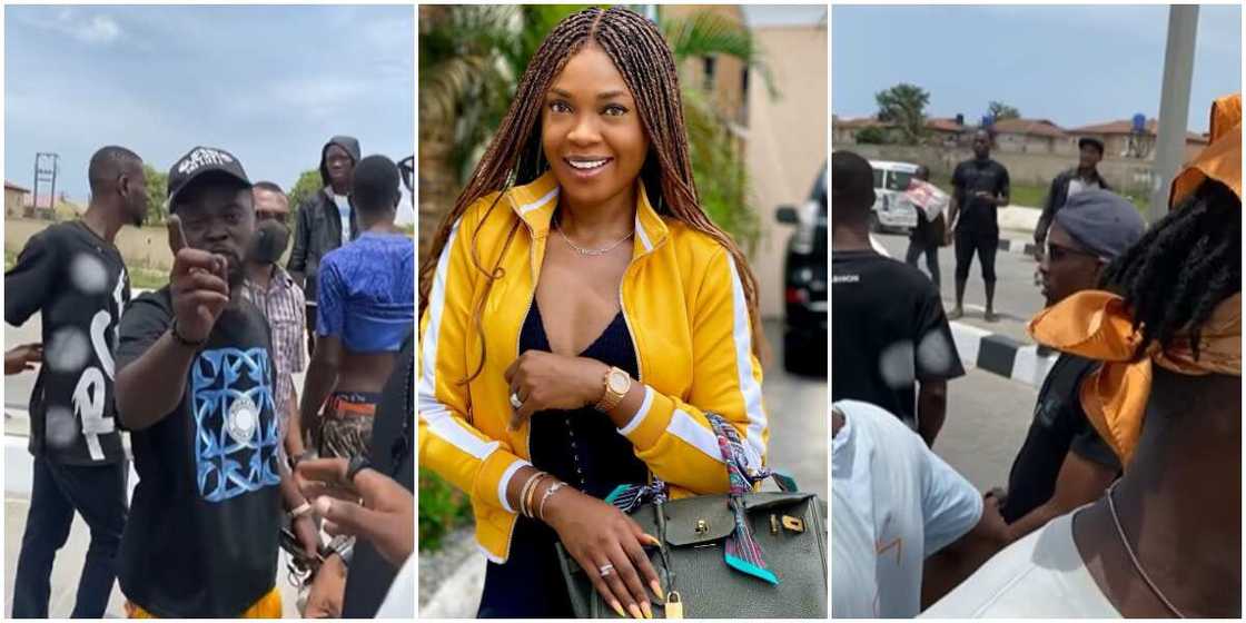 Omoni Oboli, movie location, touts, hooligans Omoni Oboli, movie location, touts, hooligans