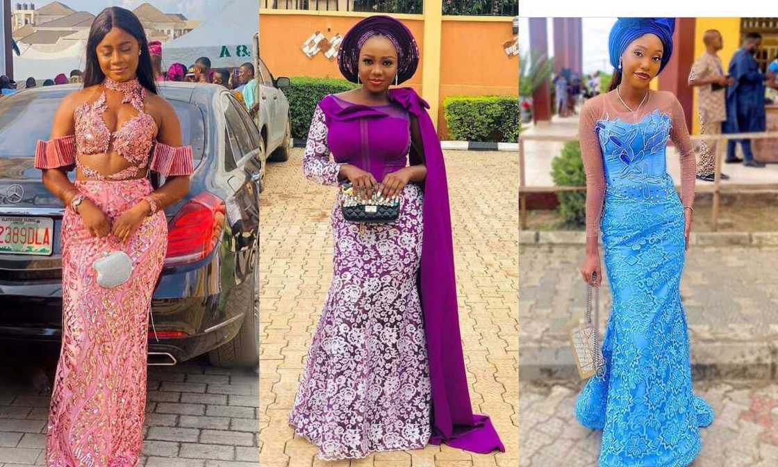 30 gorgeous cord lace Aso Ebi styles to draw inspiration from Legit.ng