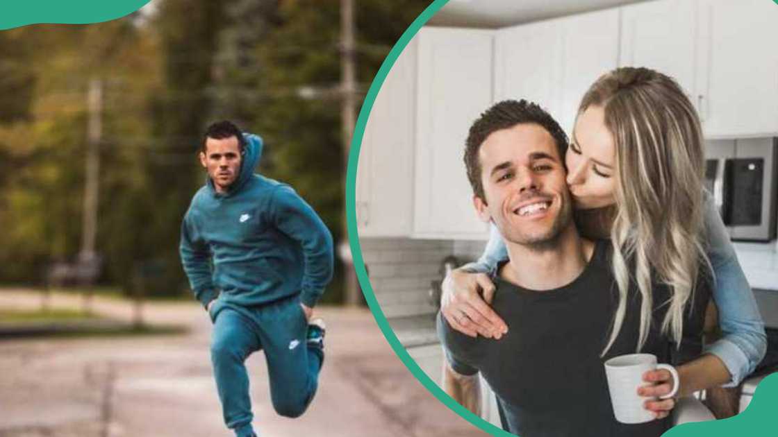 Daniel LaBelle with his wife