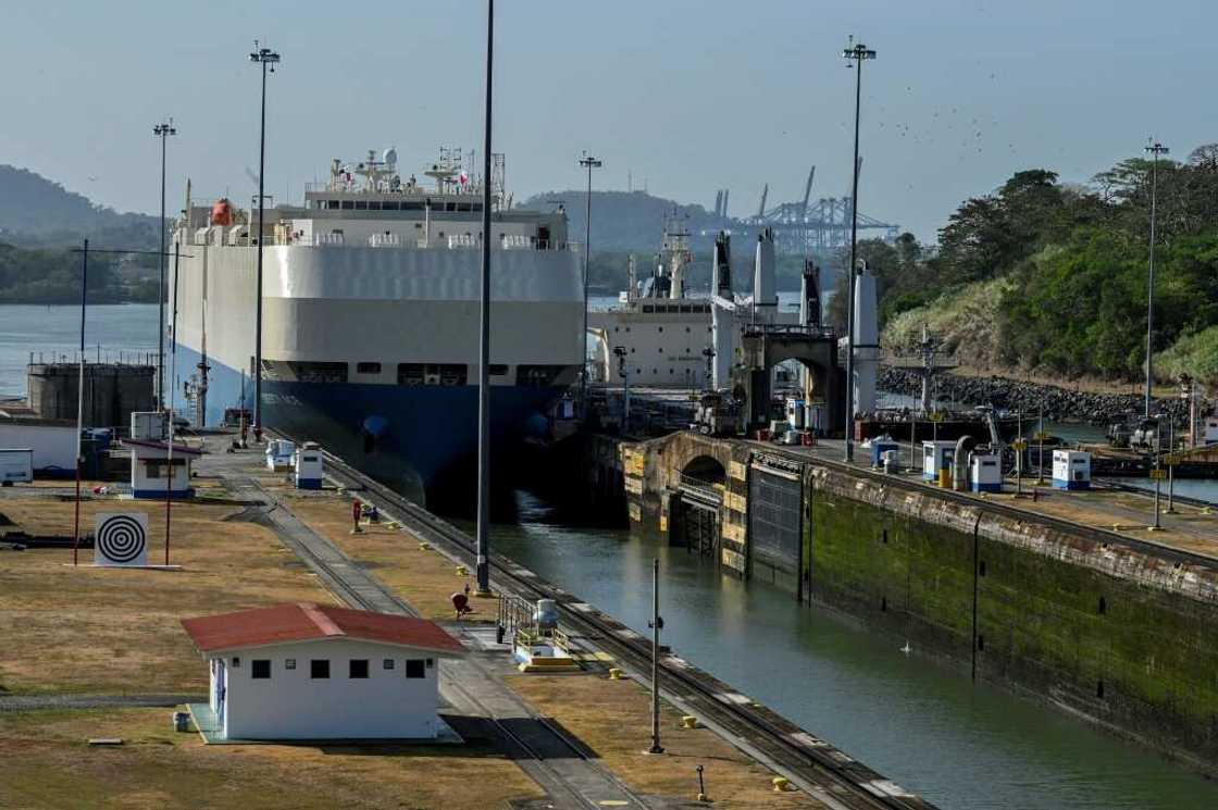 Locks on the Panama Canal can move ships up to 26 meters above sea level Locks on the Panama Canal can move ships up to 26 meters above sea level