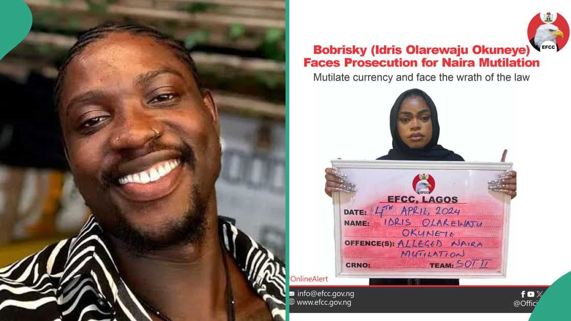 Nigerians react as EFCC invites Very Dark Man (VDM) and Bobrisky