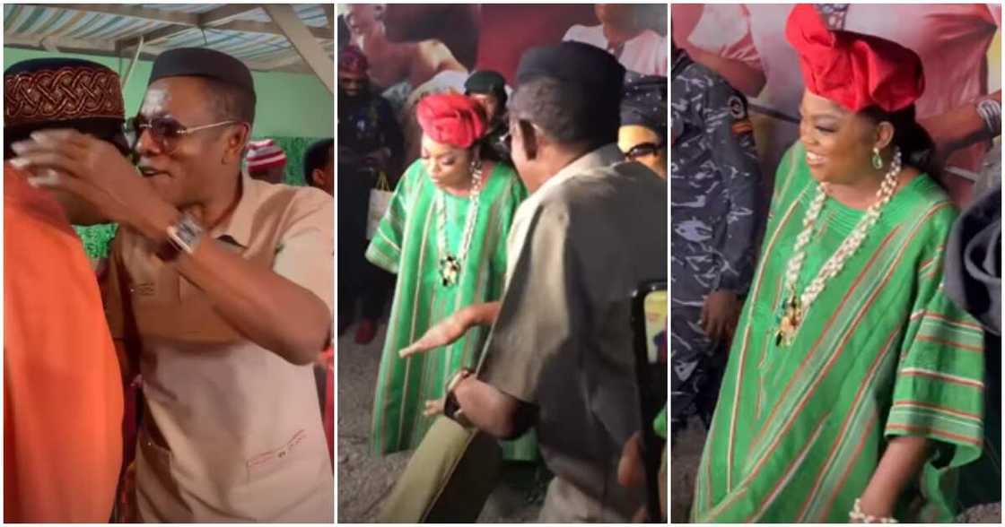 Photo Nkem Owoh, Funke Akindele, Mr Macaroni Photo Nkem Owoh, Funke Akindele, Mr Macaroni