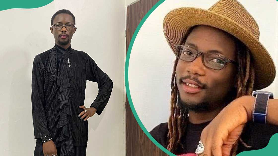 Ezra Olubi at the 2022 National Honours Ceremony in ABUJA (L). Ezra Olubi wearing a brown hat (R). Ezra Olubi at the 2022 National Honours Ceremony in ABUJA (L). Ezra Olubi wearing a brown hat (R).