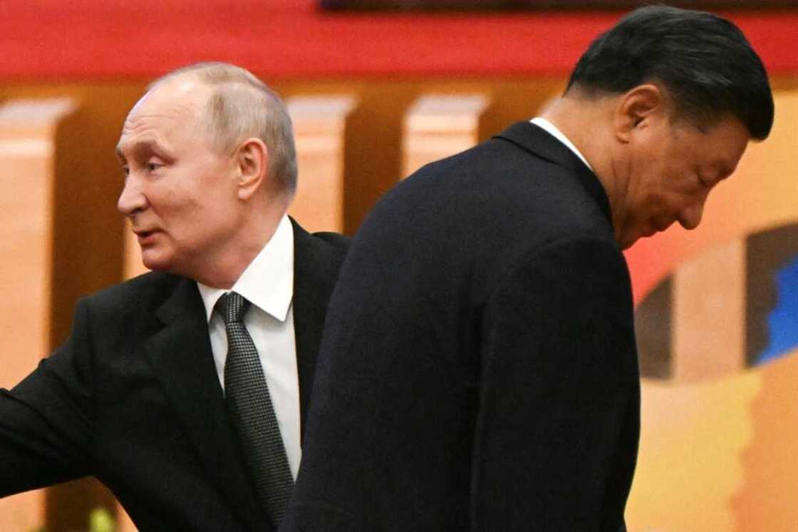 Xi and Russia's President Vladimir Putin have close ties; here they are seen  in Beijing in 2023