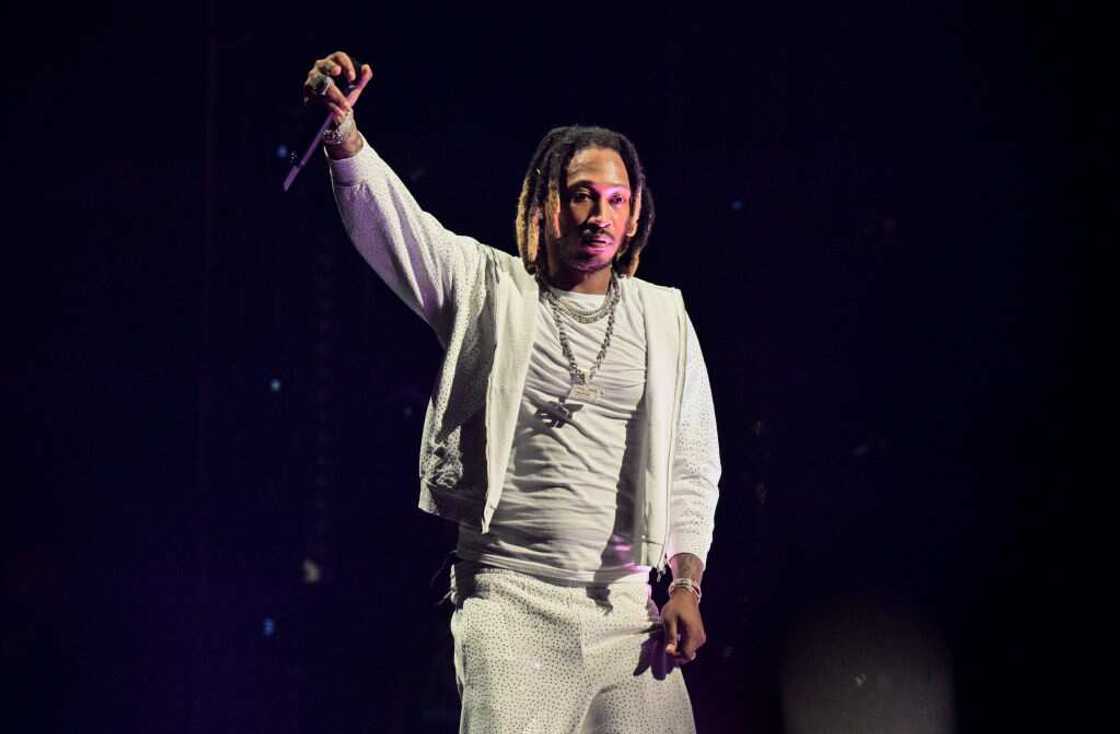 Rapper Future performs during "On Big Party Tour" at FLA Live Arena Rapper Future performs during "On Big Party Tour" at FLA Live Arena