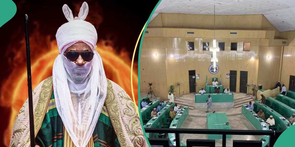 Majalisar Kano ta gyaran dokar da ta tsige Sanusi II. Majalisar Kano ta gyaran dokar da ta tsige Sanusi II.