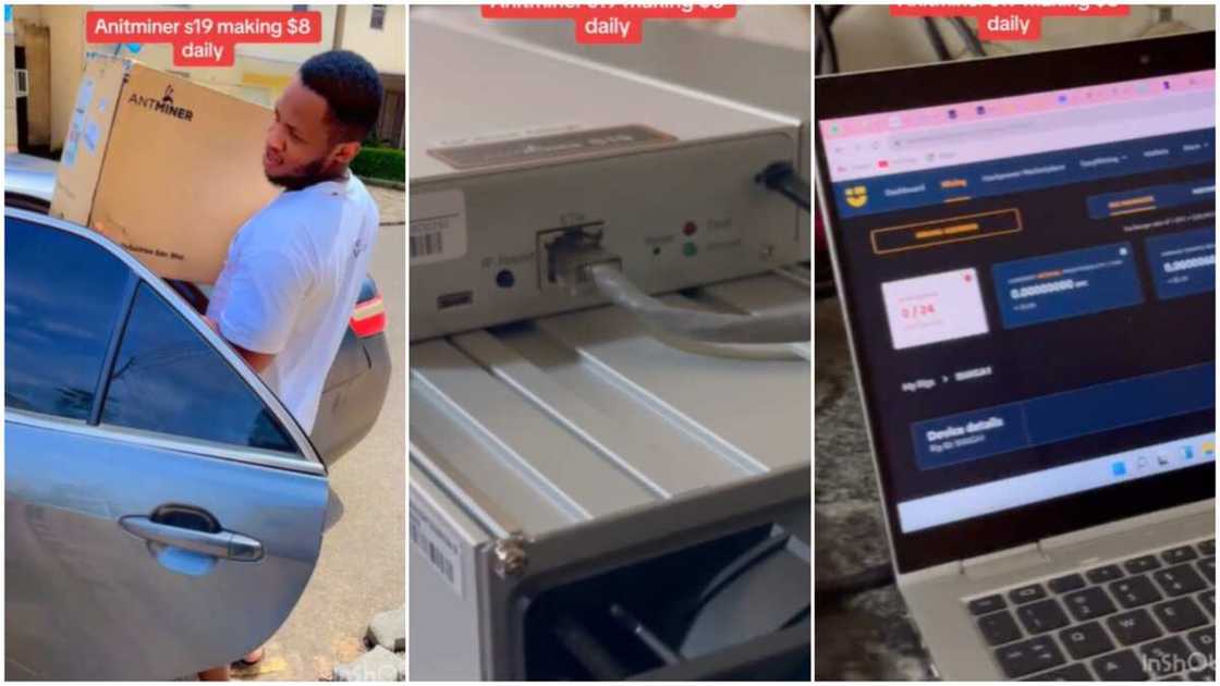 Bitcoin miner in Nigeria/Man made money. Bitcoin miner in Nigeria/Man made money.