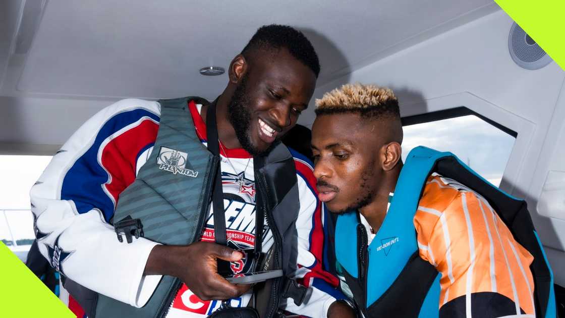 Victor Osimhen and Victor Boniface Victor Osimhen and Victor Boniface