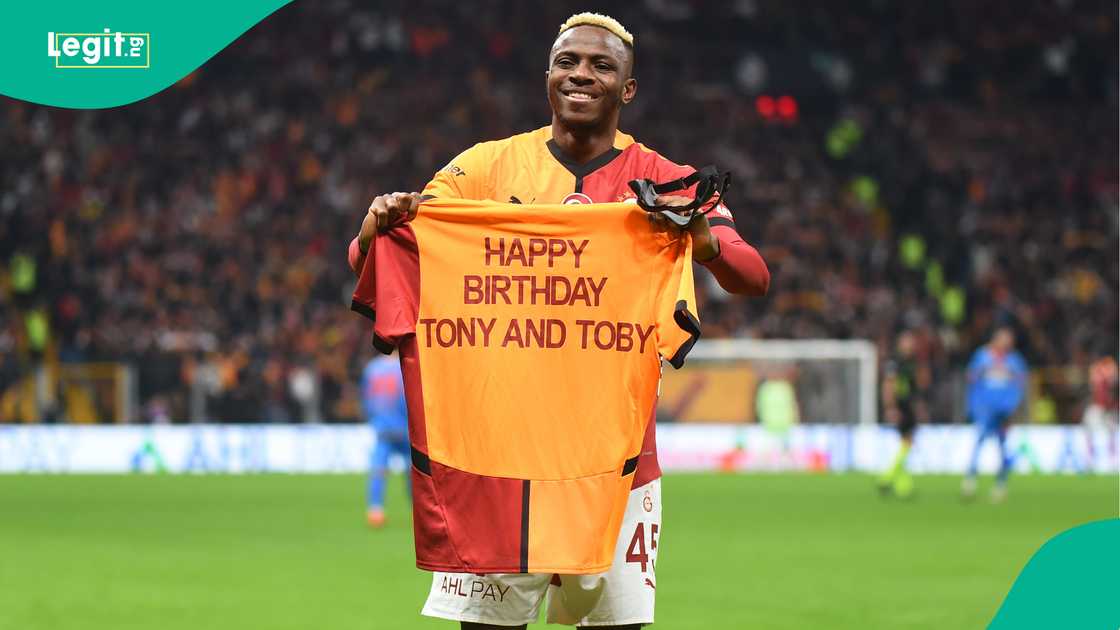 Victor Osimhen, Galatasaray, Goztepe, RAMS Park, Istanbul, Turkiye, Super Lig. Victor Osimhen, Galatasaray, Goztepe, RAMS Park, Istanbul, Turkiye, Super Lig.
