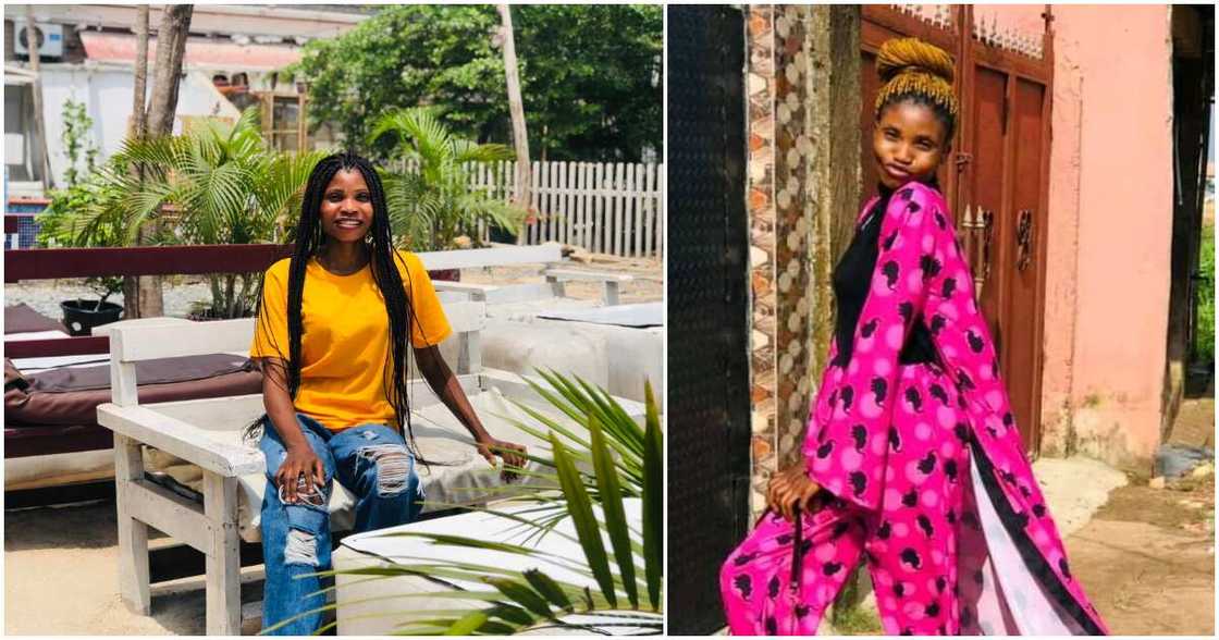 Young Nigerian lady maintains cheerfulness amid her painful struggles, shares her story