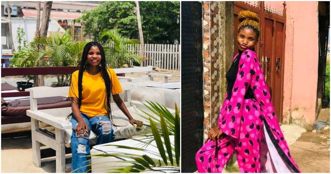 Young Nigerian lady maintains cheerfulness amid her painful struggles, shares her story Young Nigerian lady maintains cheerfulness amid her painful struggles, shares her story
