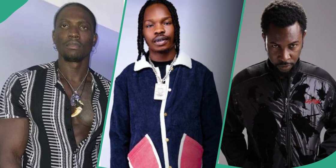 Photos of Verydarkblackman, Naira Marley and Ruggedman