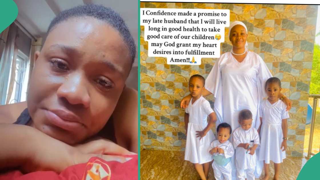 Nigerian woman who lost her husband. Nigerian woman who lost her husband.