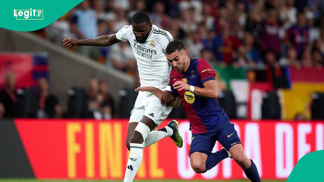 Antonio Rudiger, Real Madrid, Barcelona. Antonio Rudiger, Real Madrid, Barcelona.