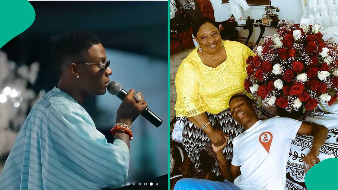 Wizkid remembers his late mum