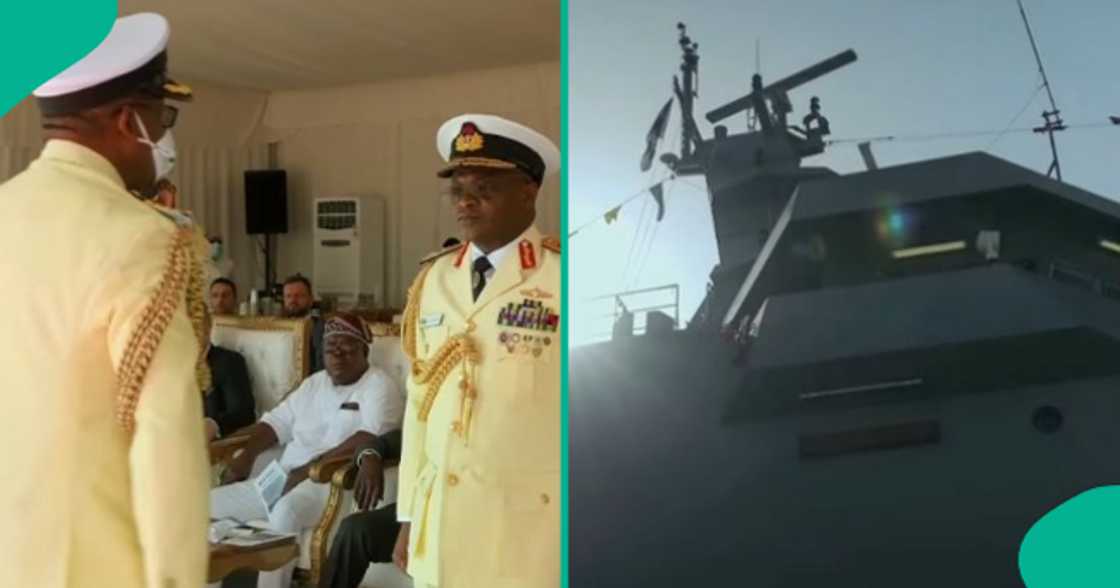 Lt Yerima performs during the 2022 Dubai Nigerian Navy Ship handover. Lt Yerima performs during the 2022 Dubai Nigerian Navy Ship handover.
