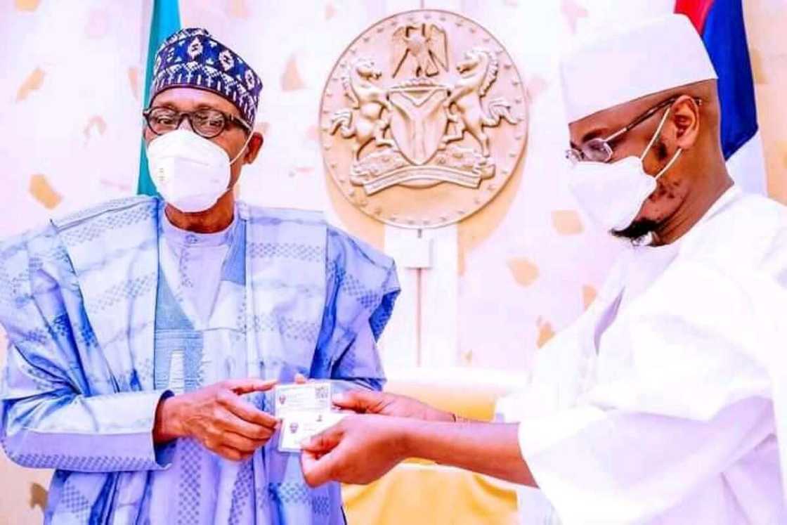 President Buhari and Isa Pantami President Buhari and Isa Pantami