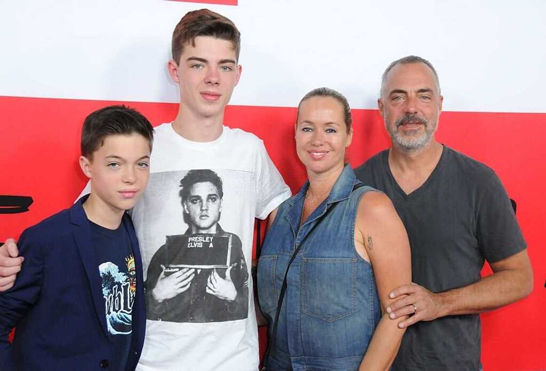 Titus Welliver family Titus Welliver family