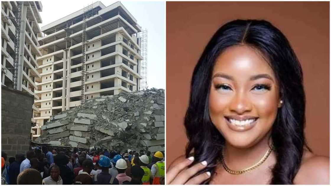 Ikoyi Building Collapse: 26-Year-Old PA to Owner Onyinye Enekwe Trapped Under Collapsed High-Rise 1 Week after Employment Ikoyi Building Collapse: 26-Year-Old PA to Owner Onyinye Enekwe Trapped Under Collapsed High-Rise 1 Week after Employment