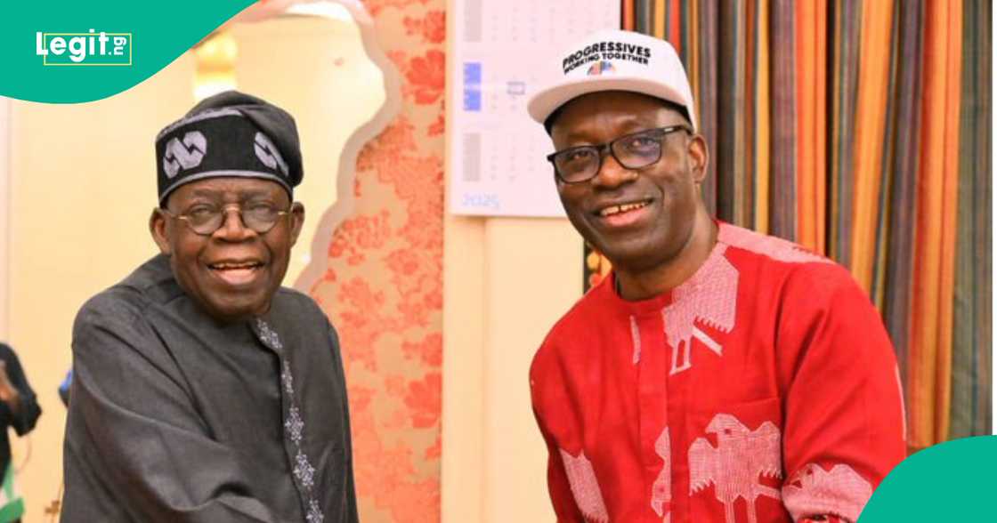 Shugaban kasa, Bola Ahmed Tinubu da gwamnan Anambra. Shugaban kasa, Bola Ahmed Tinubu da gwamnan Anambra.