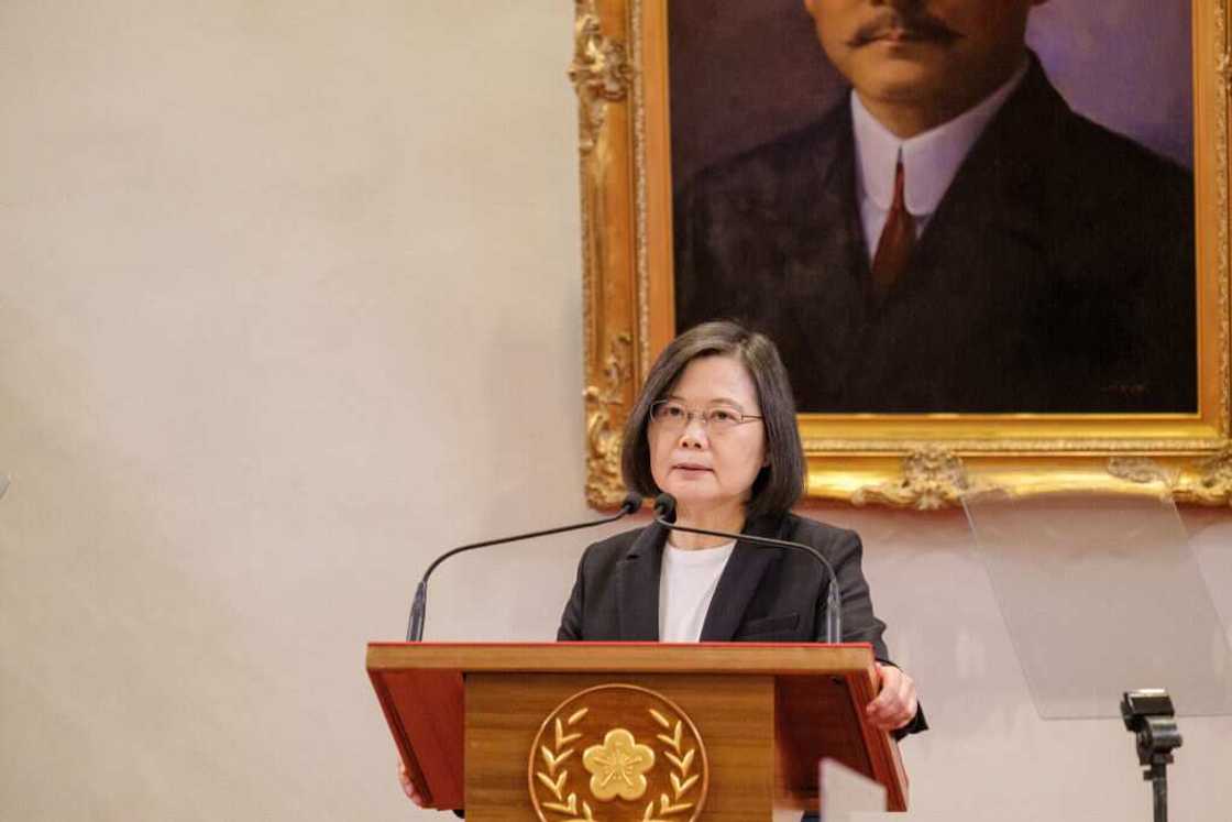 Taiwan president Tsai Ing-Wen