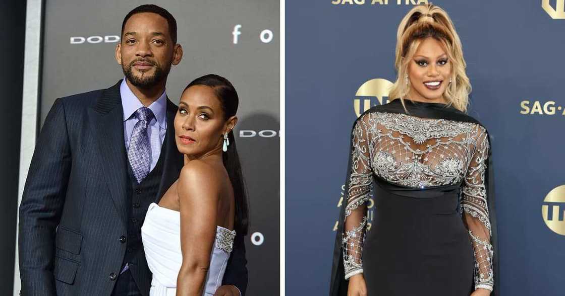 Laverne Cox, Jada Pinkett Smith, Will Smith, E! News, Interview, Red Carpet, Entanglement, Awkward Laverne Cox, Jada Pinkett Smith, Will Smith, E! News, Interview, Red Carpet, Entanglement, Awkward