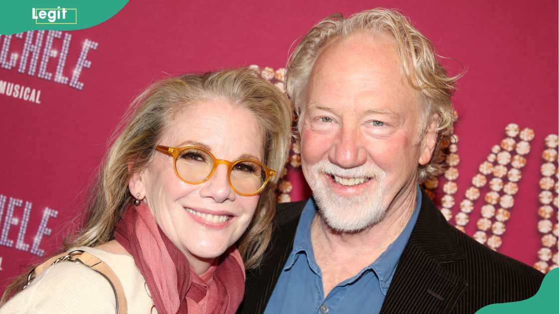 Melissa Gilbert and Timothy Busfield in New York City