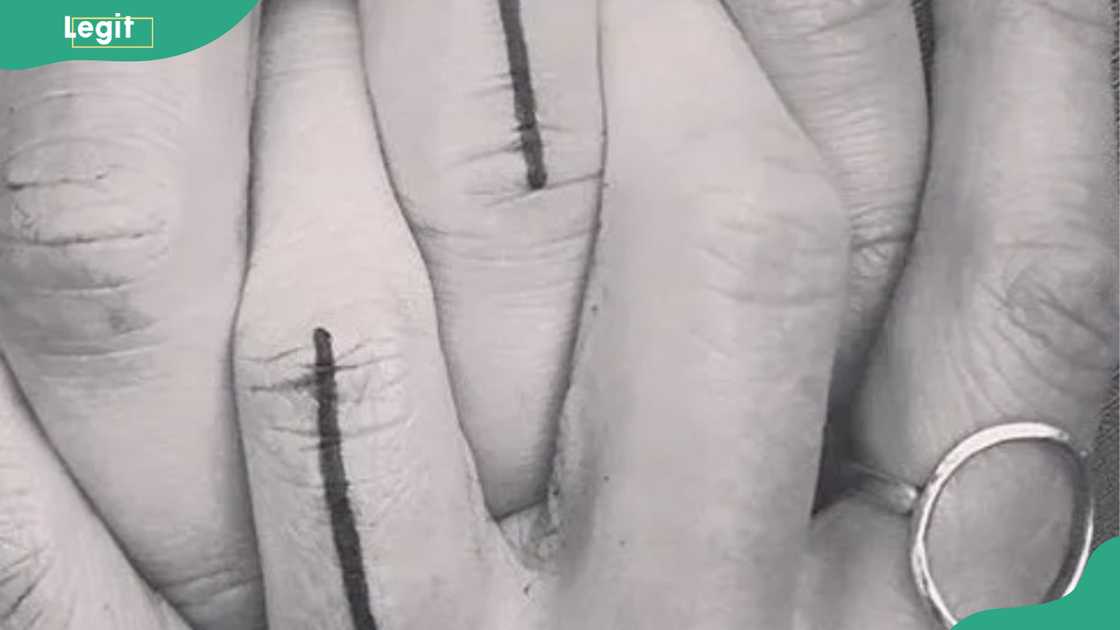 Vertical lines tattoo Vertical lines tattoo