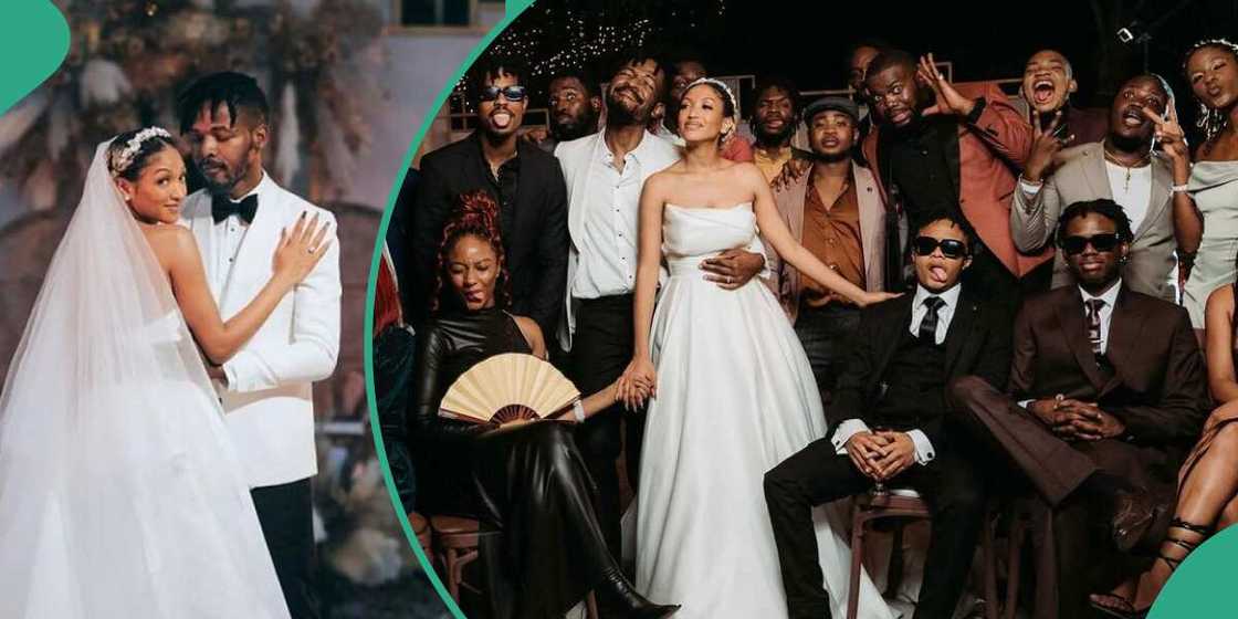 Johnny Drille marks second wedding anniversary. Johnny Drille marks second wedding anniversary.