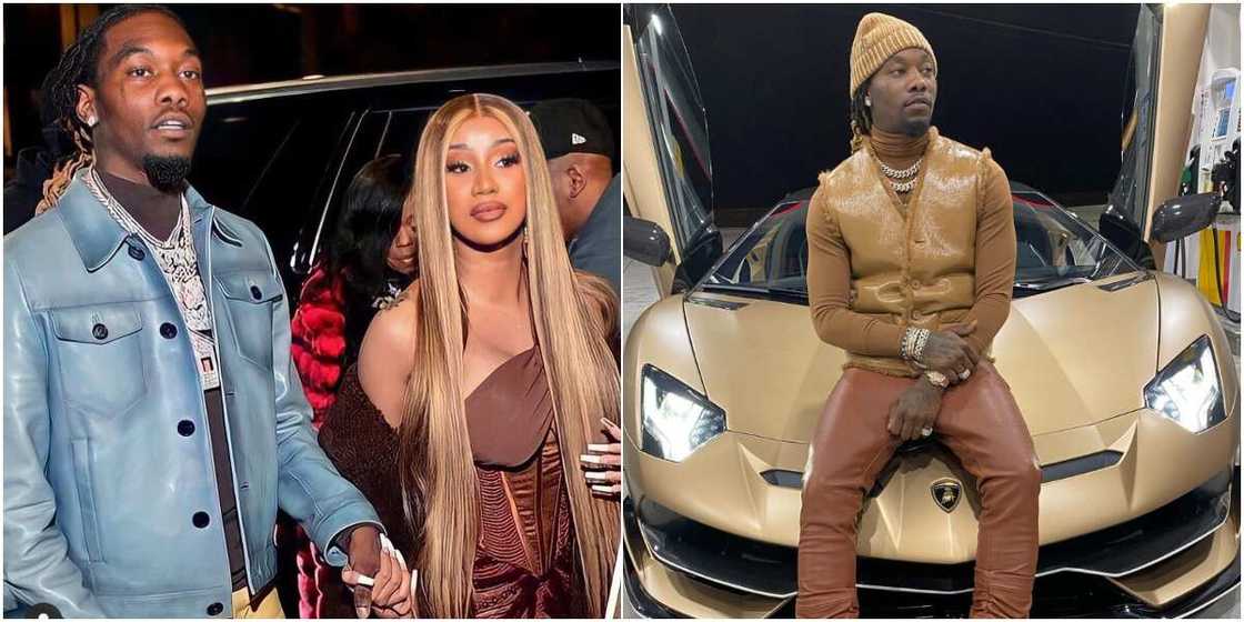 Cardi B and her husband Offset Cardi B and her husband Offset