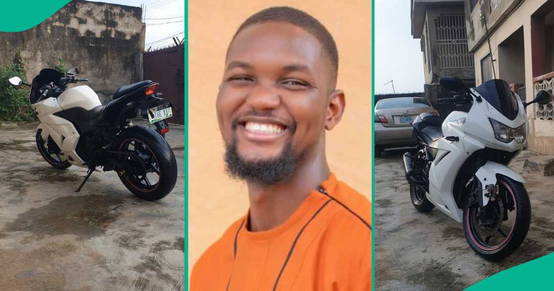 Man Sells Bike For N1.2m To Get a Workshop After Landlord Told Him To Stop Working At Home