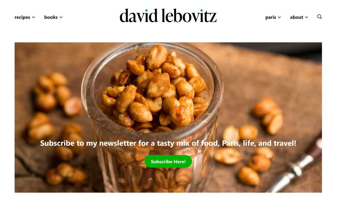 David Lebovitz homepage