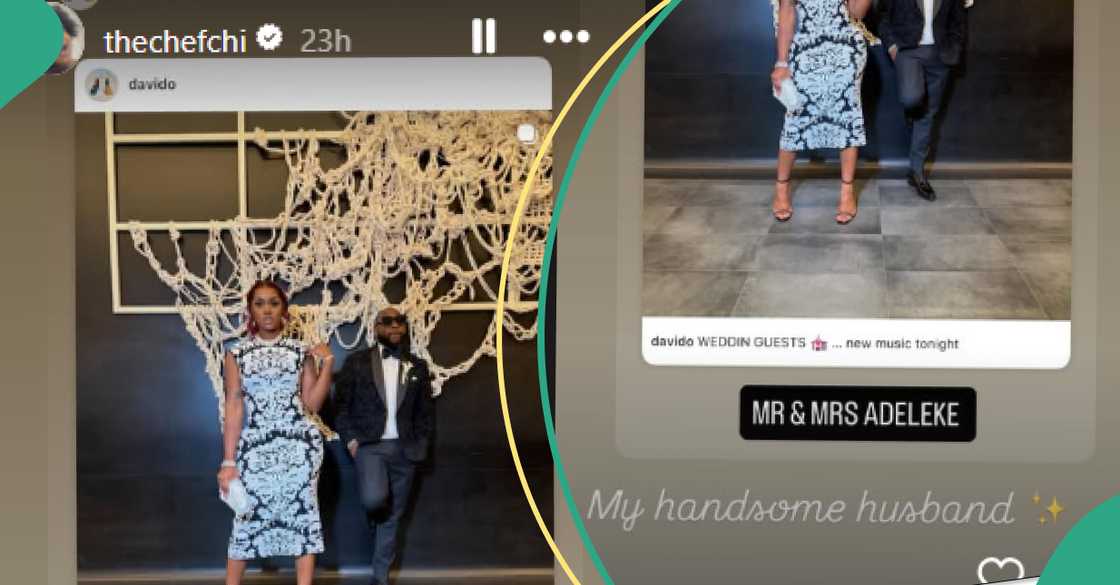 Chioma blushes as she spots stunning new photos with Davido Chioma blushes as she spots stunning new photos with Davido