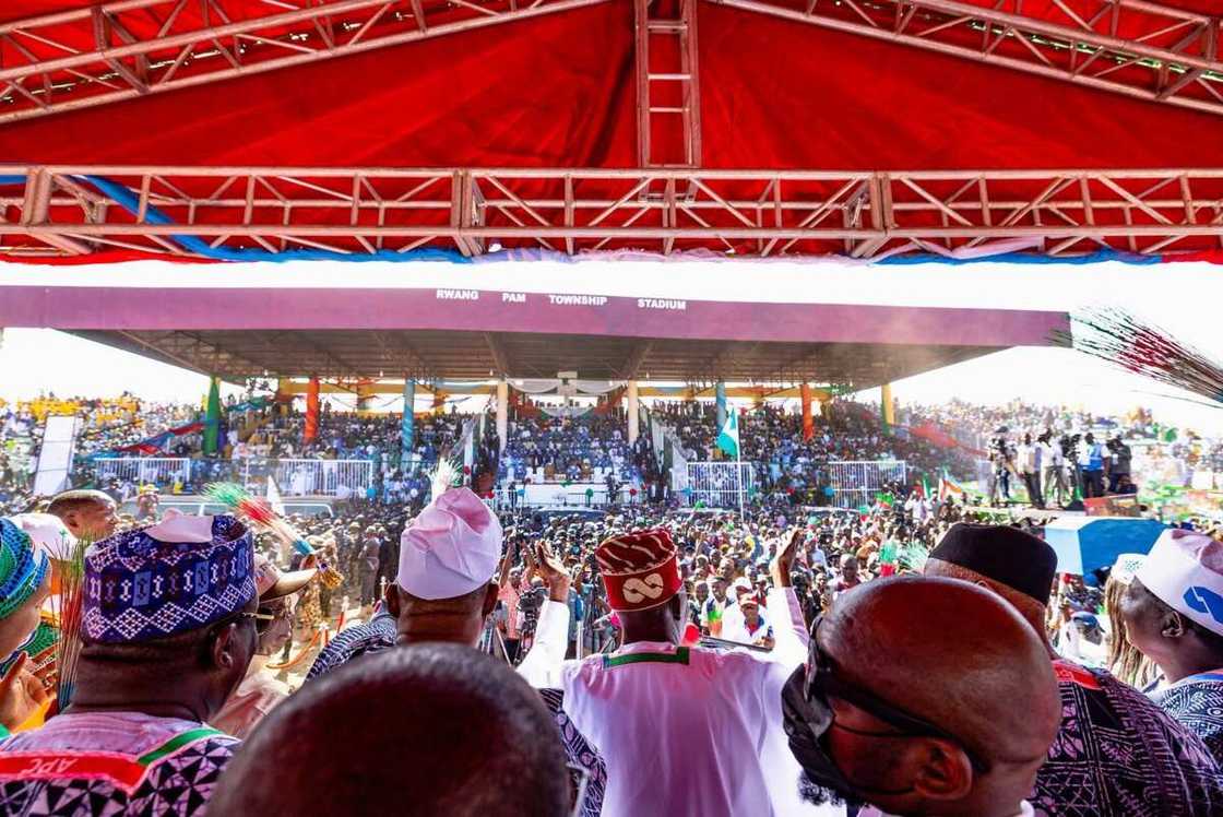 Taron Kamfen Bola Tinubu a Garin Jos Taron Kamfen Bola Tinubu a Garin Jos