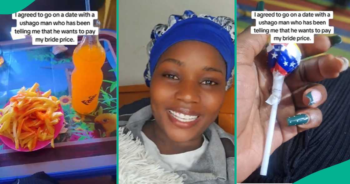 Lady shares what she was served on a first date Lady shares what she was served on a first date