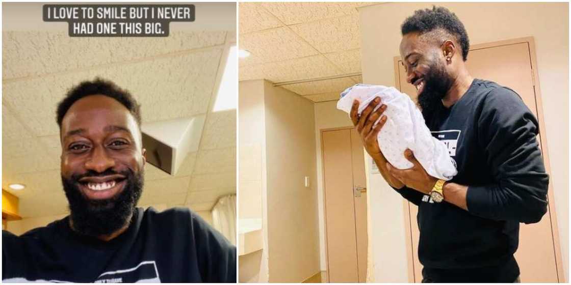 Nigerian Comedian Lekan Kingkong Shares Photo As He Welcomes Son, Fans Congratulate Him Nigerian Comedian Lekan Kingkong Shares Photo As He Welcomes Son, Fans Congratulate Him