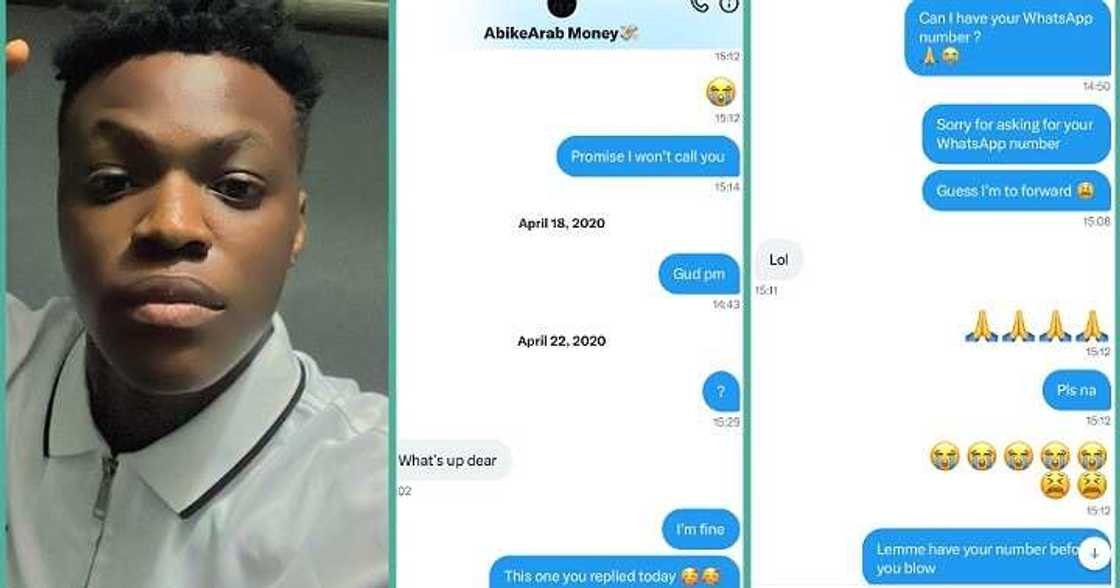 Man expresses disappointment over his 2020 chat with girl he admired Man expresses disappointment over his 2020 chat with girl he admired