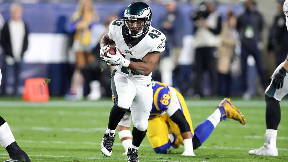 Darren Sproles of the Philadelphia Eagles runs with the ball during a game Darren Sproles of the Philadelphia Eagles runs with the ball during a game