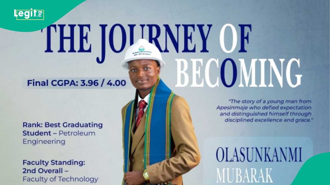 UI first class student Olasunkanmi Mubarak Ayinde shares achievement