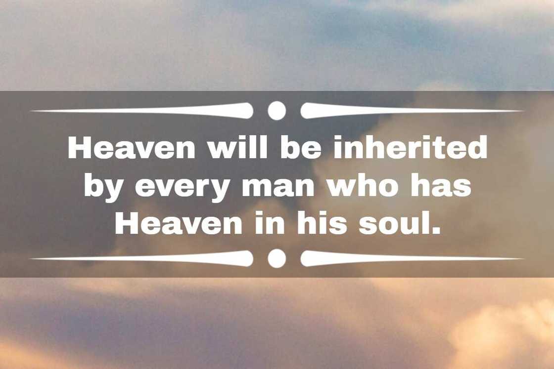 quotes about heaven from the bible