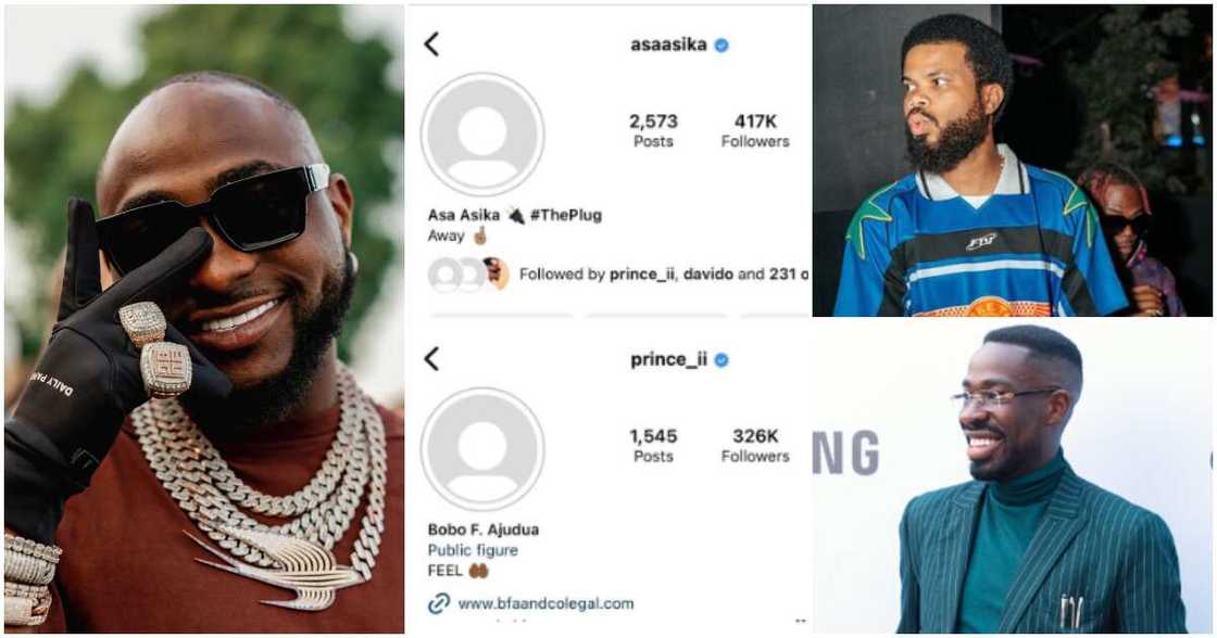 Davido's lawyer and manager also delete their profile photos. Davido's lawyer and manager also delete their profile photos.