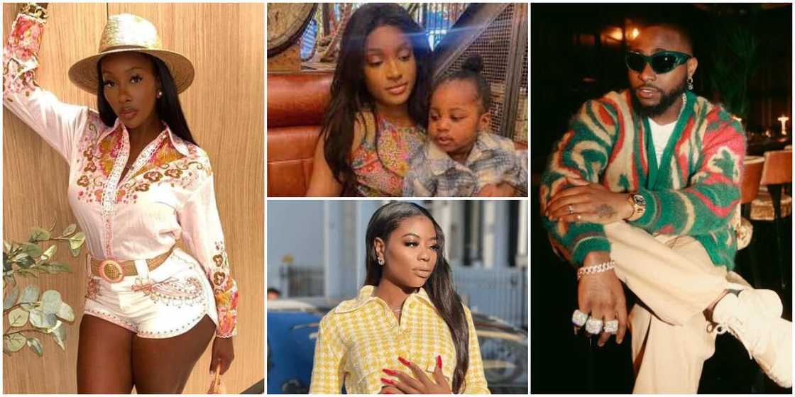 Anita Brown, Larissa London, Sophie Momodu, Davido Anita Brown, Larissa London, Sophie Momodu, Davido